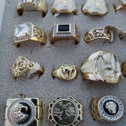Gold Plated Rings 