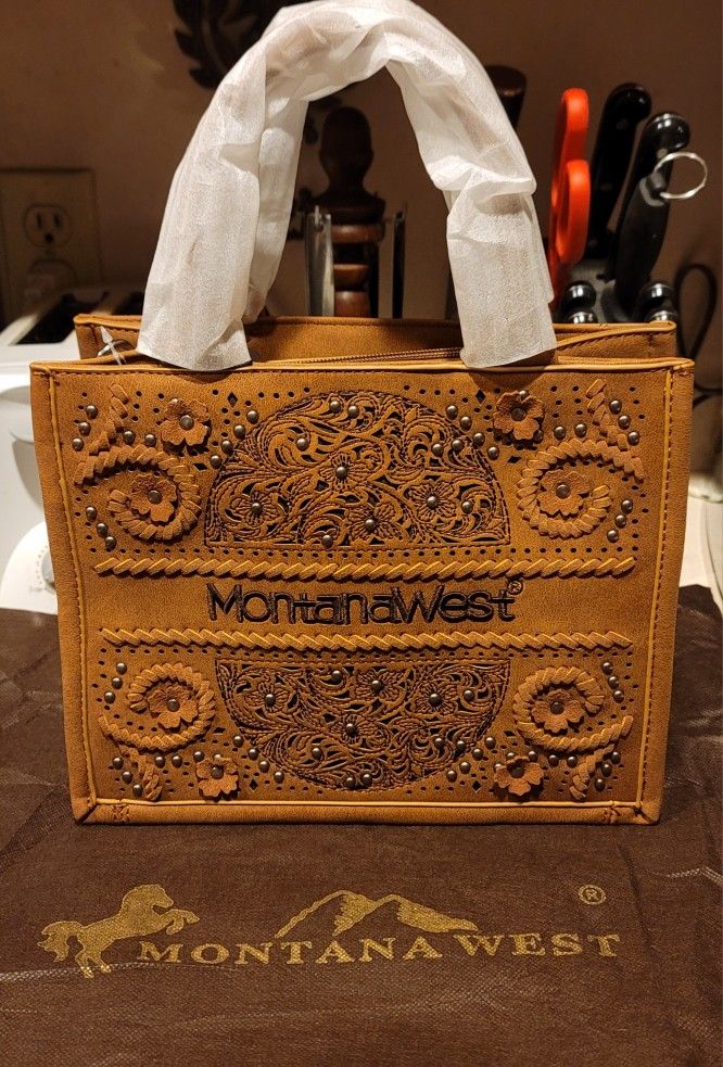 Concealed Carry Montana West Leather Purse, New With Tags