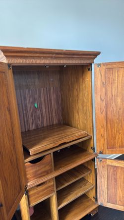Oak armoire /cabinet.