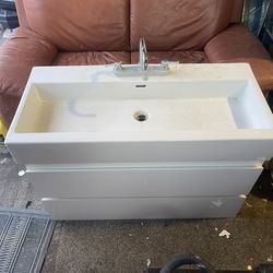 Bathroom, Vanity Of Wall -30”W x D18” x 25”H