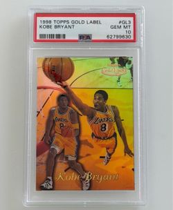 1998 Topps Gold Label Kobe Bryant #GL3 PSA 10