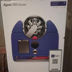 Dyson 360 VisNav Robot Vacuum: Cordless, HEPA Filter, Multi-Surface, Lithium Battery, 3 Speeds, Purple
