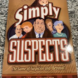 Simply Suspects Family Board Game