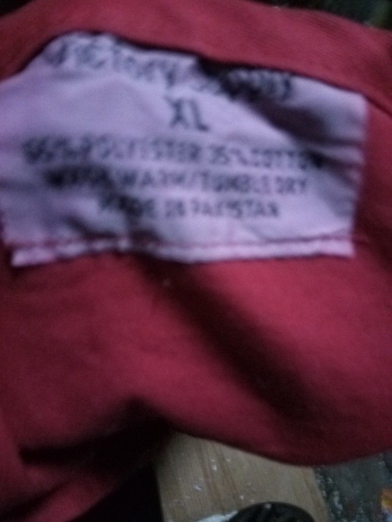 XL Red King County Jail Uniform Crisp Like New