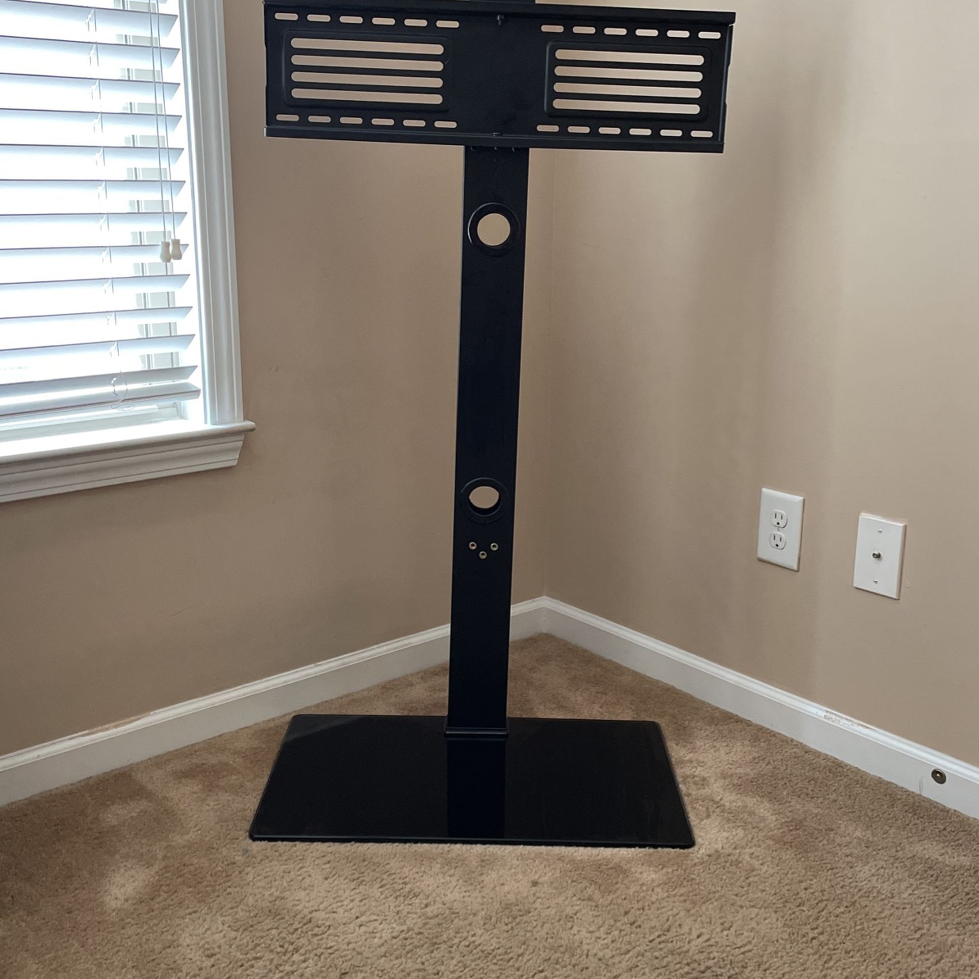 Black TV stand 