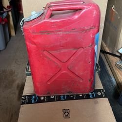 Red Military Style Jerry Can By BLITZ