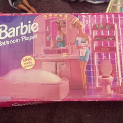 Barbie Bathroom Playset