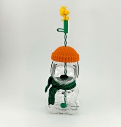 Snoopy glass cup Starbucks