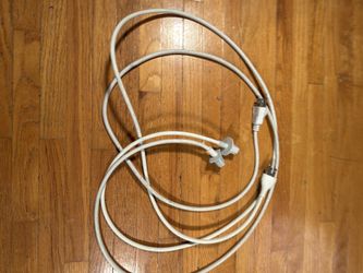 Lot of 2 Heavy Duty 3-Prong Computer Monitor Power Cords NEMA 5-15P to IEC C13