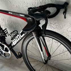 $12K MSRP BMC TIMEMACHINE TMR01 ROAD BIKE WITH DURA-ACE DI2 AND CARBON WHEELS SIZE 51