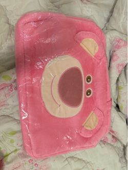 Lotso Strawberry Bear plush computer bag