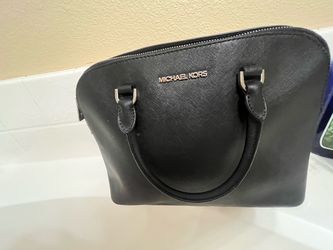 Michael Kors Black Saffiano Leather Handbag