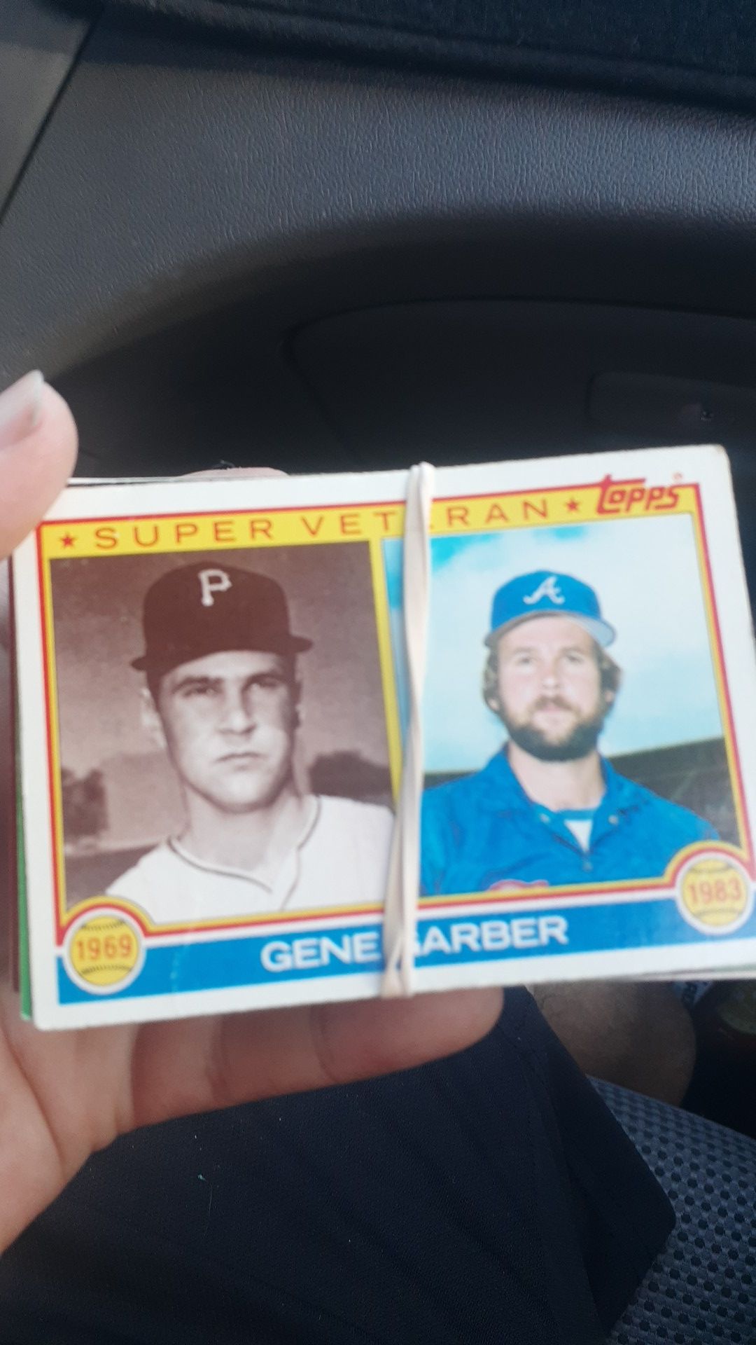 Vintage baseball cards