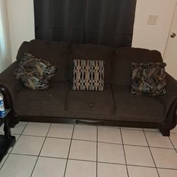 Couch and love seat