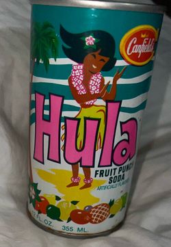 Vintage Rare Collectors Hula Fruit drink can