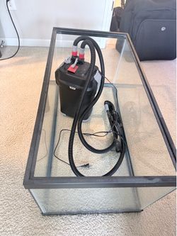40 Gallon fish tank and Fluval Canister Filter