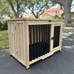 Collapsible Wooden Dog Crate 