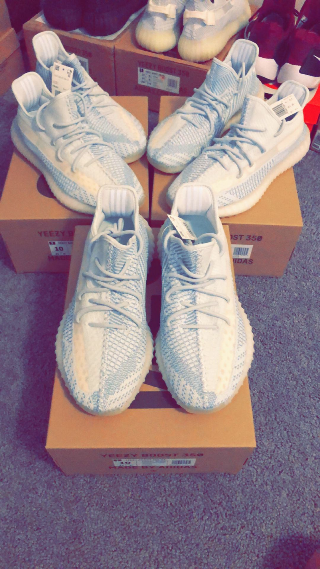 Yeezy Boost 350 v2 Cloud White Size 10