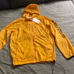 Unisex Médium Yellow Plastic Converse Jacket 