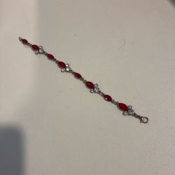 Disney Mickey Mouse Swarovski Clear Crystal tennis bracelet