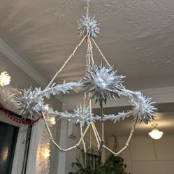 Pająk - Hand Made Paper Chandelier Folk Art Decor