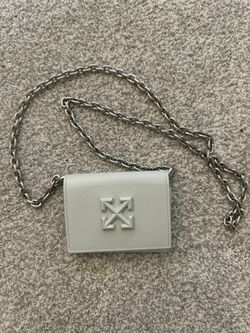 Off White Logo-plaque Mini Leather Bag