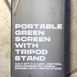 Portable Green Screen For Video Production, Photo Shoots, YouTube Twitch Etc