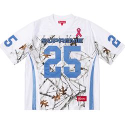 Supreme Breast Cancer Awareness Football Jersey White 