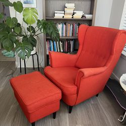 Strandmon Ikea Chair in Red 