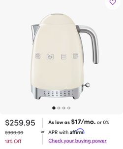 SMEG 50's Electric toaster and  Kettle