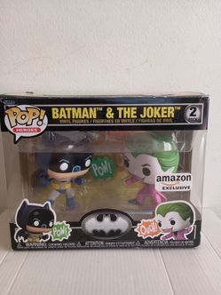 Funko pop Batman & the joker 2 pack Exclusive DC comics figures