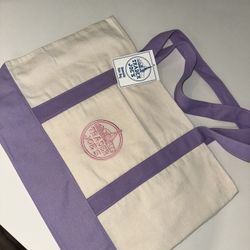 Trader Joe’s Large Lavender Tote Bag 