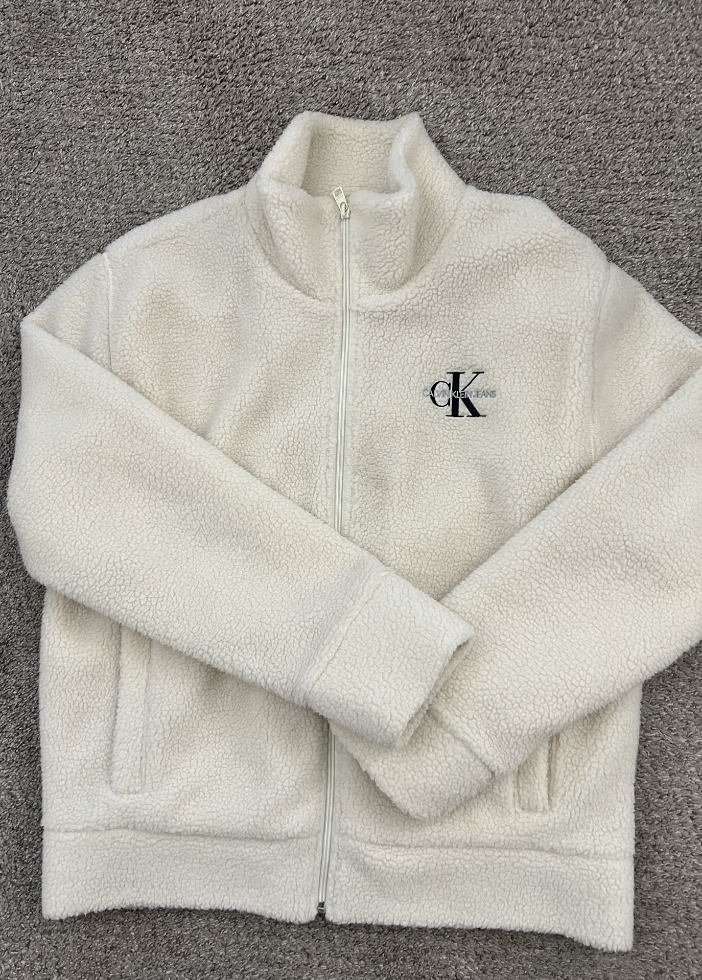 Calvin Klein Sherpa Jacket Size Large
