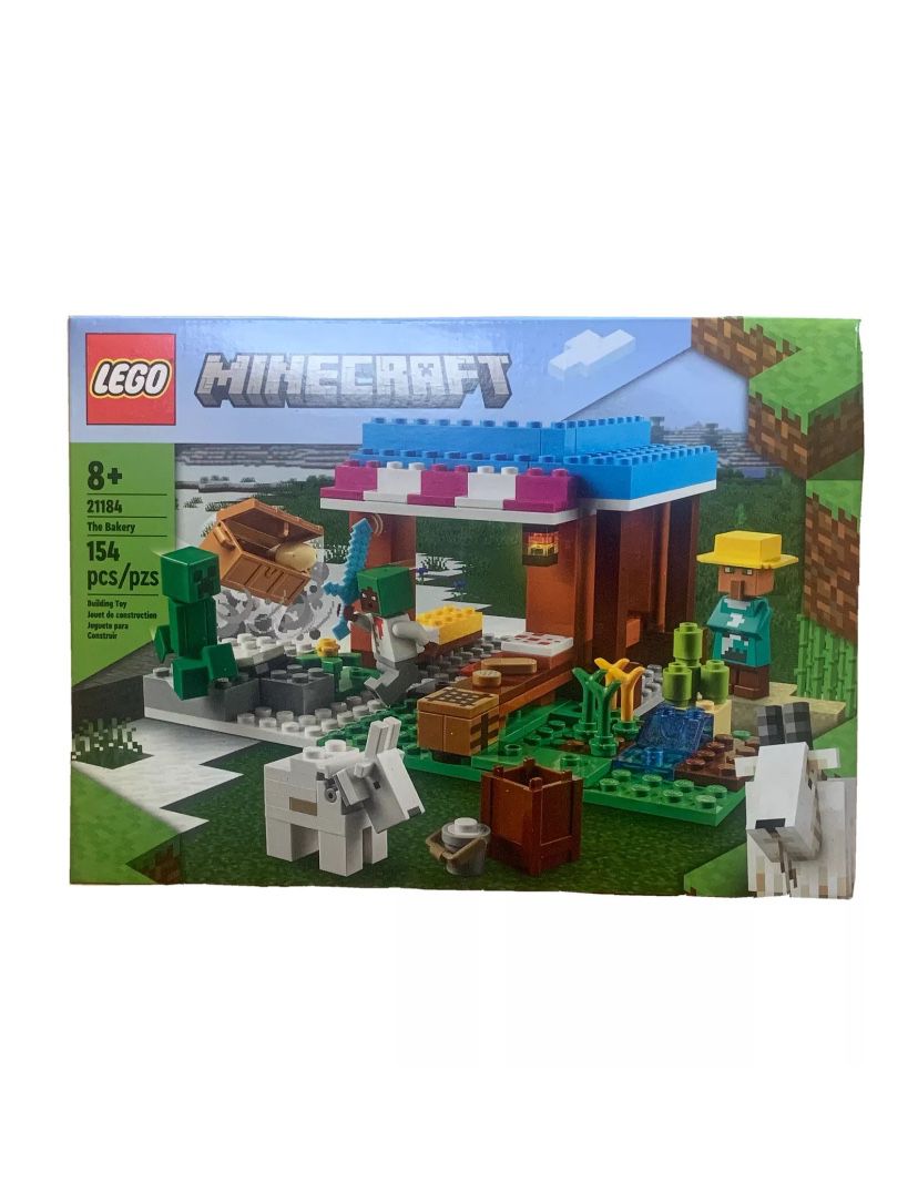 Lego Minecraft The Bakery 154 Pieces Building Set 21184 Ages 8+