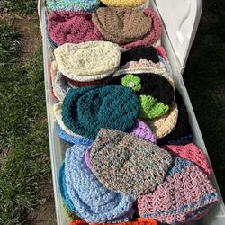 Beanie Hats Handmade/ Crotchet 