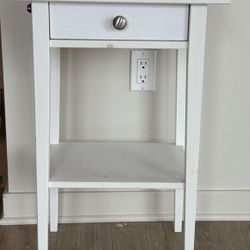 White IKEA Nightstand 