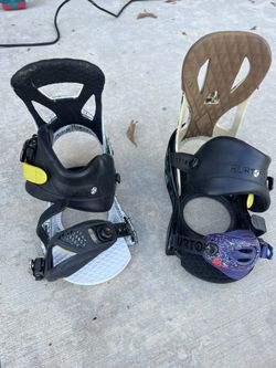 MisMatched Burton Mission bindings 