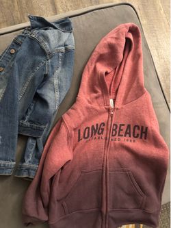 Girls Jean jacket & sweater