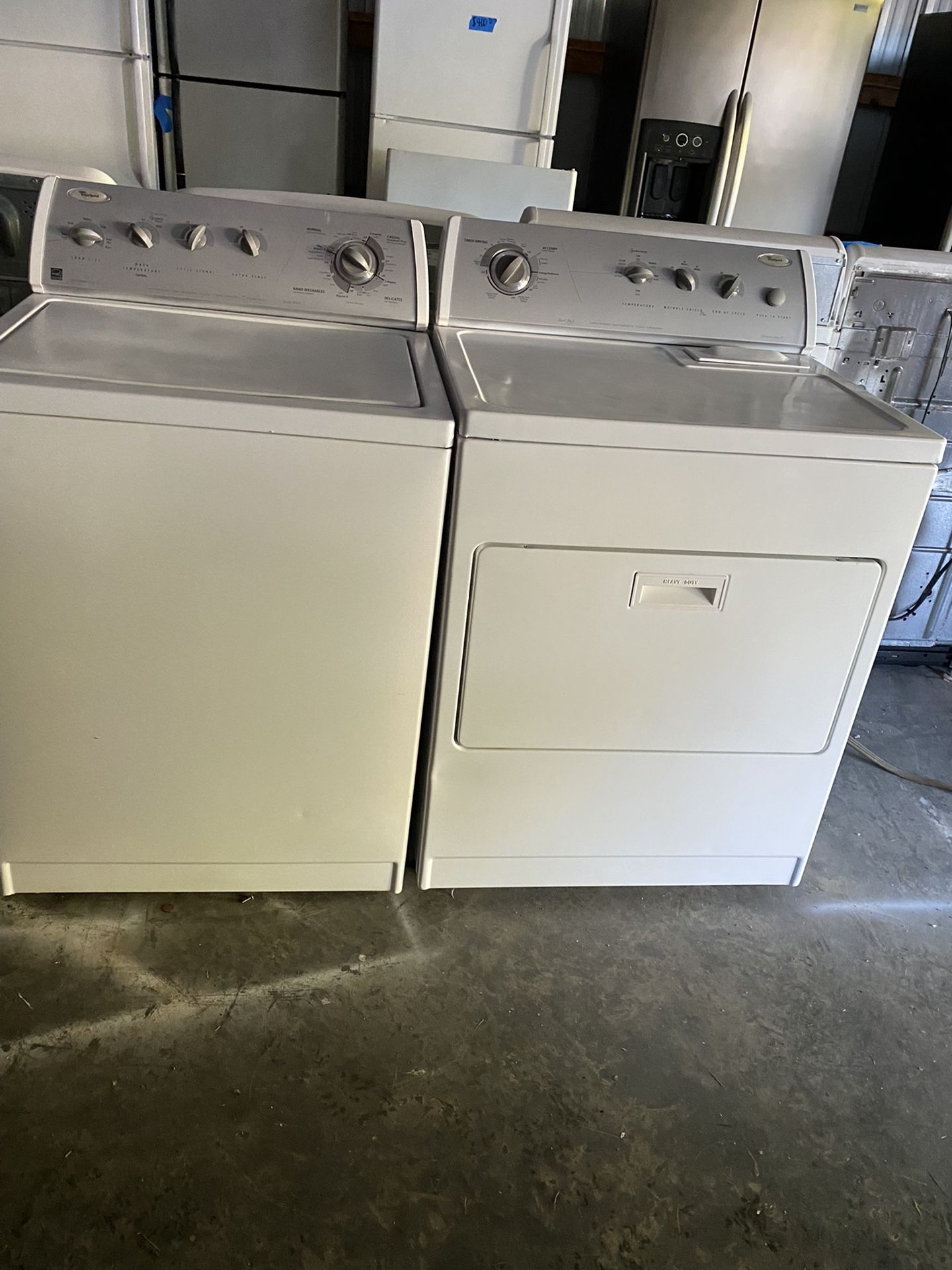 Whirlpool Washer And Dryer Professionally Gone Through