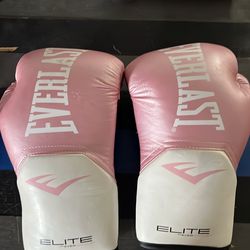Everlast pink. 12.oz boxing gloves