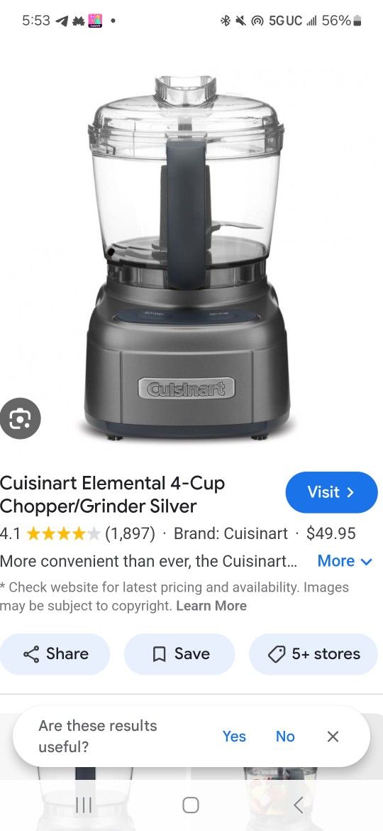 Cuisinart Elemental Cup Chopper/Grinder