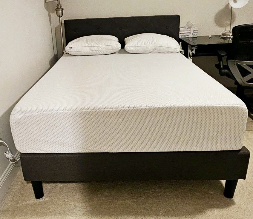 Queen Bed With Frame.