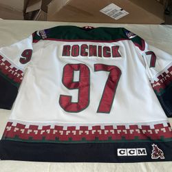 Jeremy Roenick Kachina Ccm Phoenix Coyotes Jersey White Clean Men Xl Mic Vintage