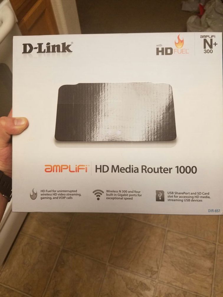 DLINK HD media router 1000 wifi