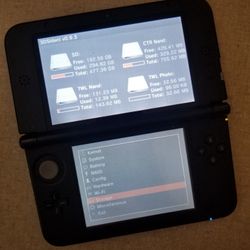 3DS XL Red Case 8 Games 512gb