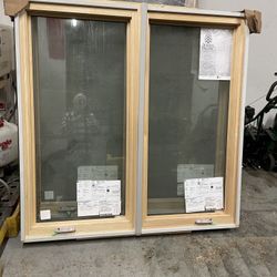 2 Large Windows, 2 Doors 