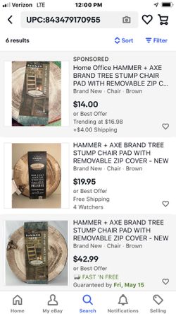 Tree stump chair pad outlet