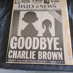 Last Day Of Charlie Brown Cartoon.