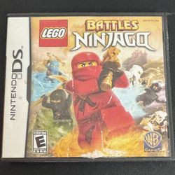 Nintendo DS Game Lego Battles Ninjago in Case w Manual just $5