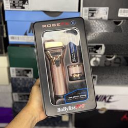 BaByliss Pro FXONE ROSEFX All-Metal Interchangeable-Battery Shaver #FX79FSRG  